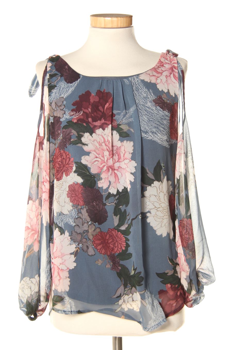 Blouse à manches longues Springfield de la taille 36, de couleur fleurs