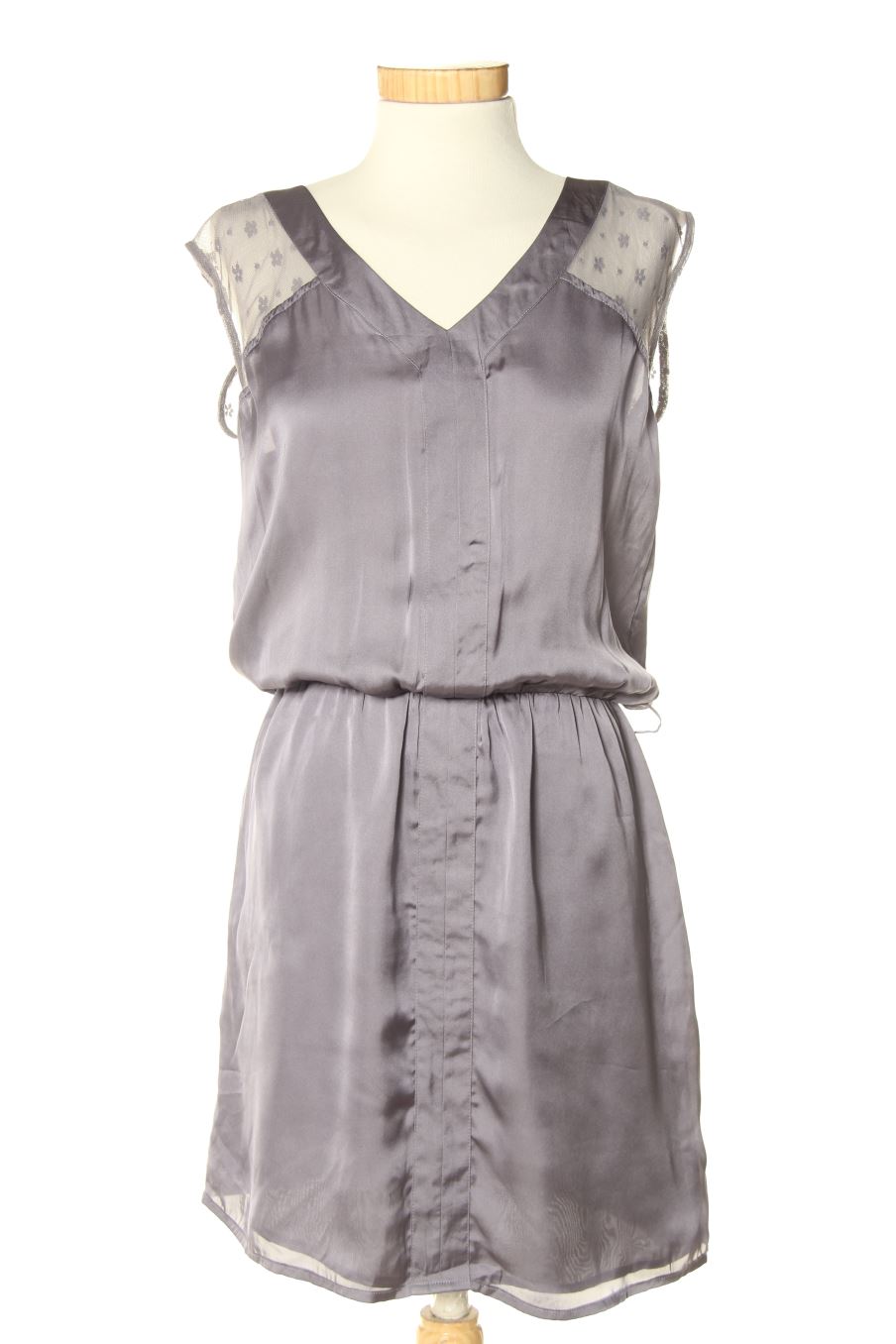 Robe casual Naf Naf de la taille 36, de couleur gris