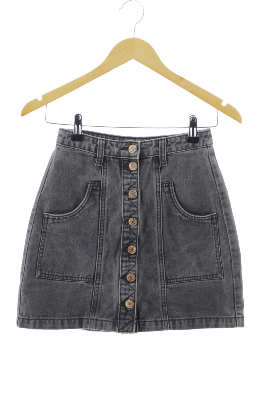 Gonna de Stradivarius de la talla 34, de color grigio