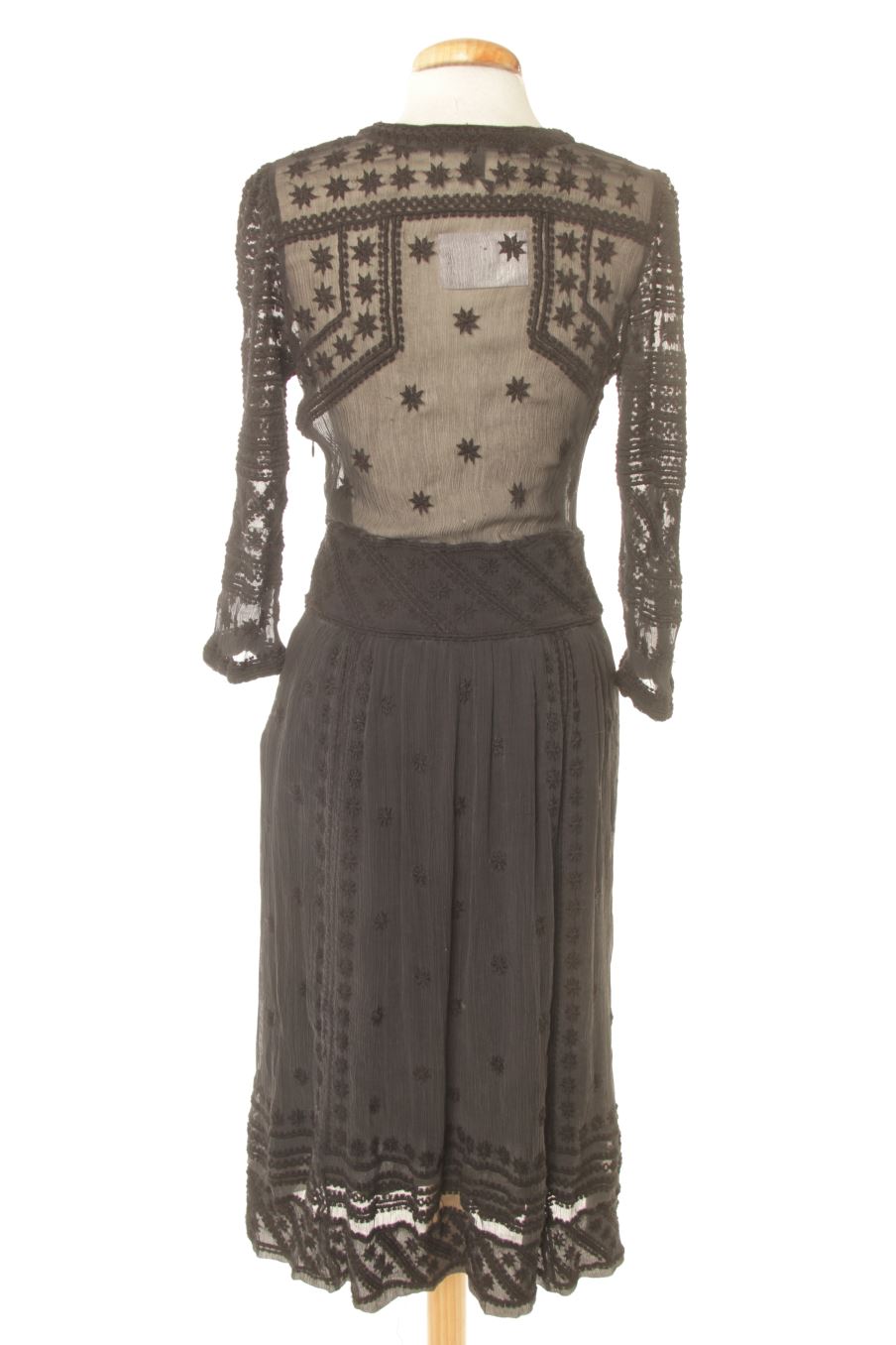 Robe casual Isabel marant de la taille S, de couleur noir de soie