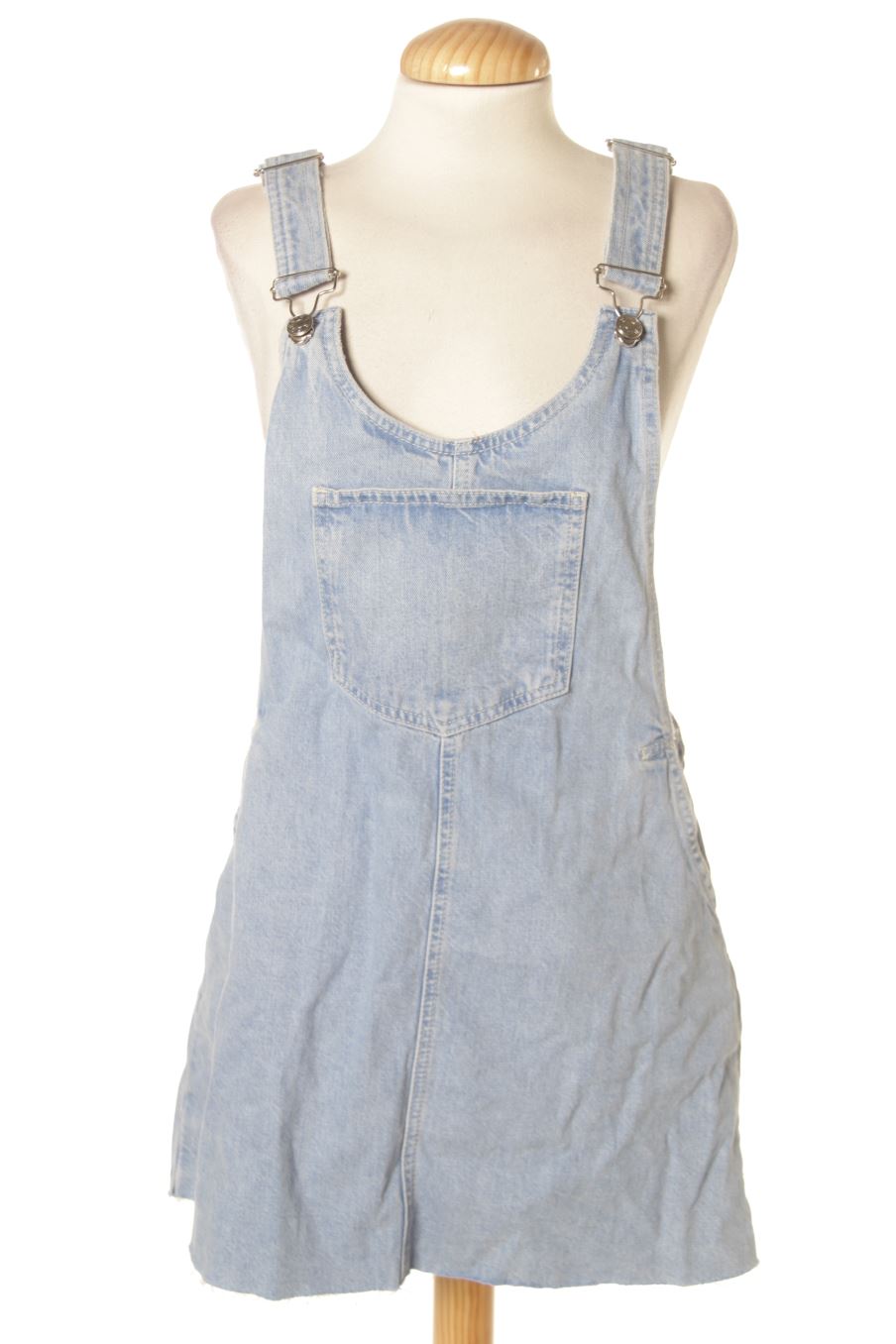 Einfaches Kleid von trf (ZARA) Größe S, Farbe Blau, aus Jeanskleidung für