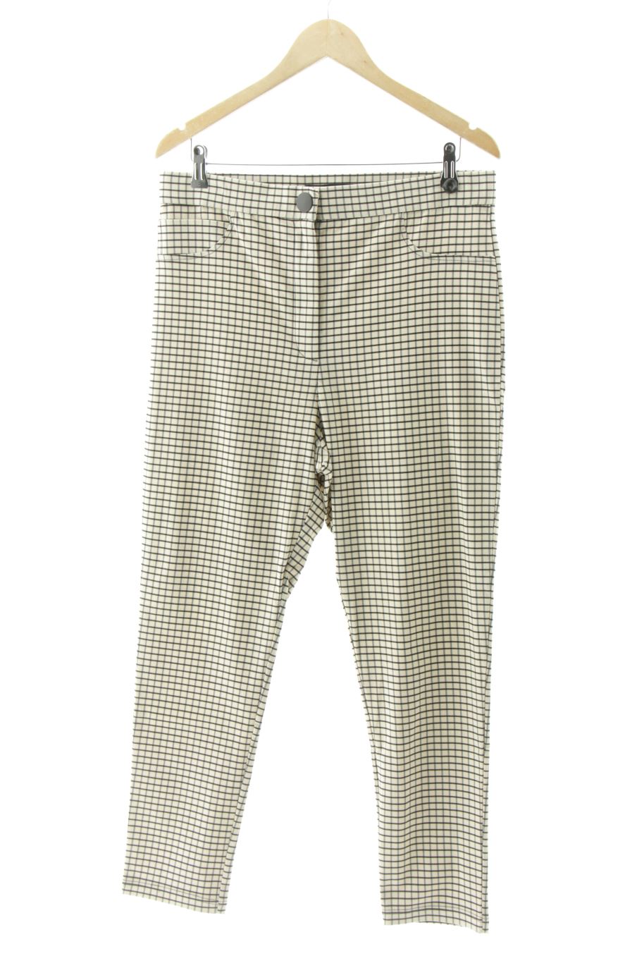 Pantaloni casual de Zara de la talla XXL, de color quadri