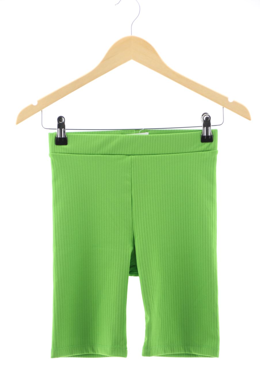 Pantalones cortos de deporte de Mango de la talla XS, de color verde