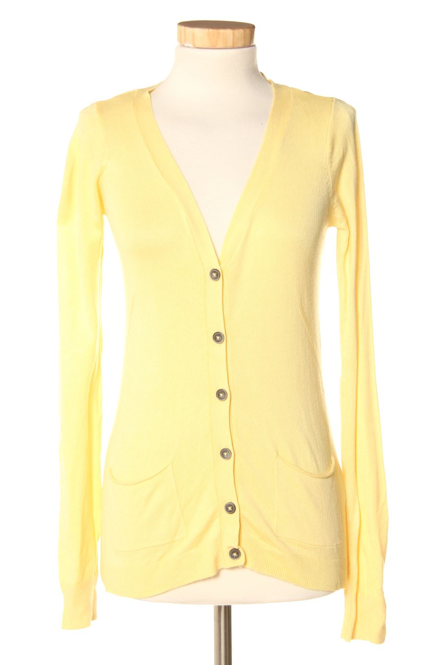 Gilet Pull & Bear de la taille M, de couleur jaune