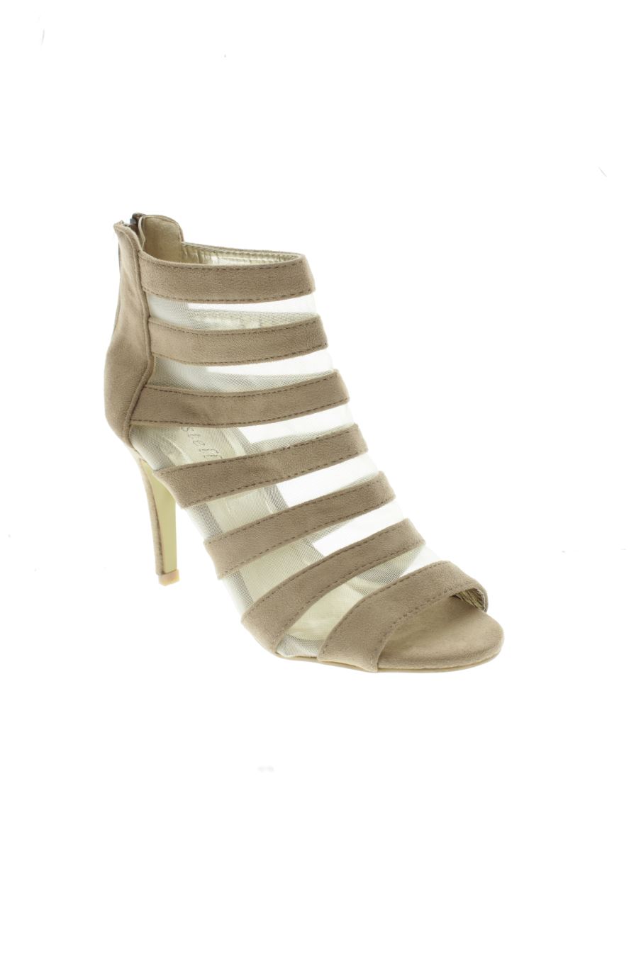 Sandalias tacon de BESTELLE de la talla 37, de color marrón de