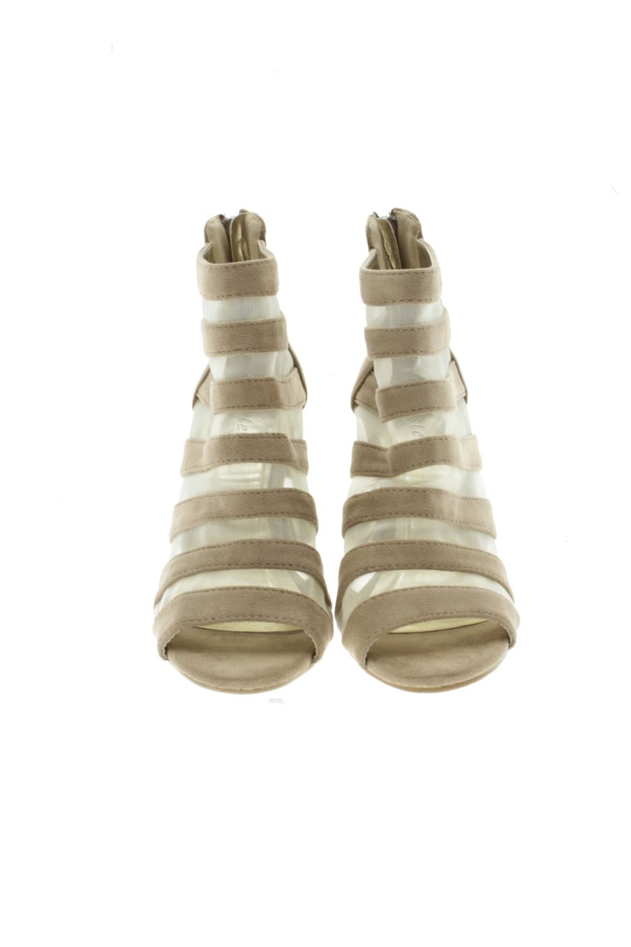 Sandalias tacon de BESTELLE de la talla 37, de color marrón de