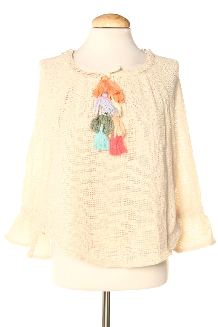 Jersey de Zara de la talla S, de color beige