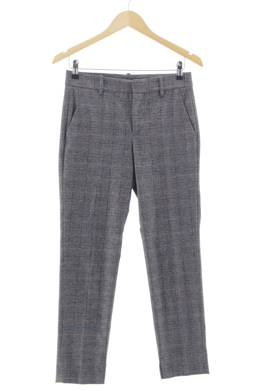 Pantalón de Zara de la talla 34, de color gris