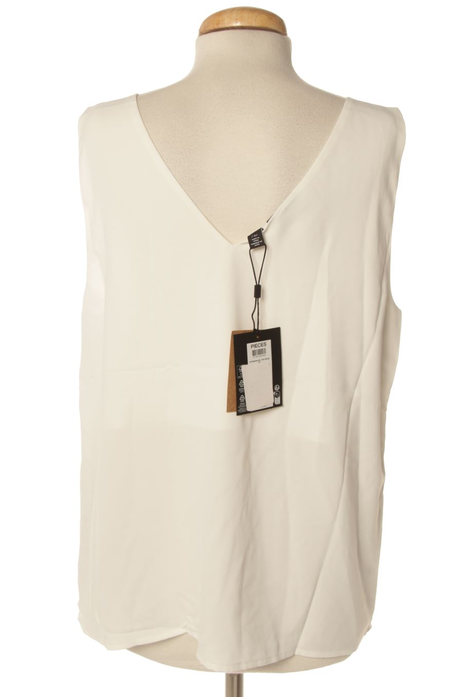 Top Pieces de la taille L, de couleur blanc