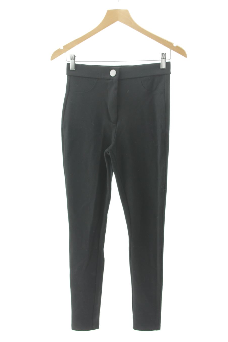 Pantaloni casual de Zara de la talla S, de color nero