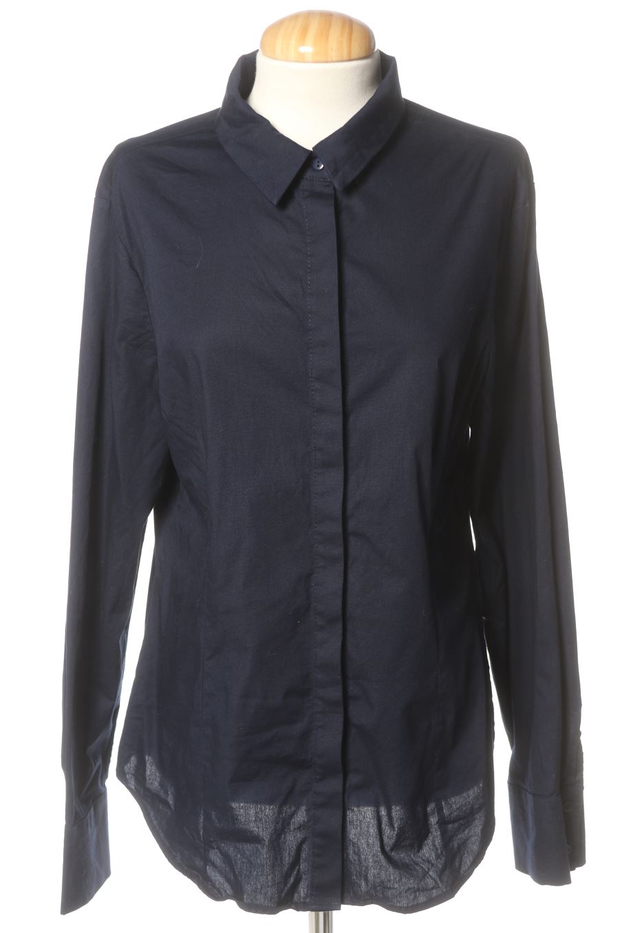 Camisa de Naf Naf de la talla 42, de color azul marino