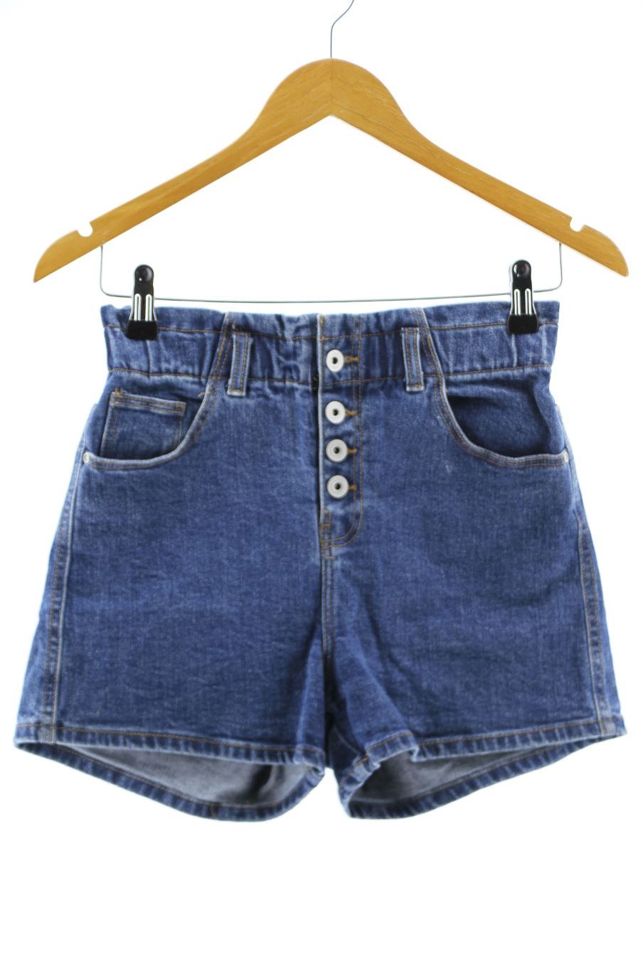 Shorts La Halle de la taille XS, de couleur bleu de denim