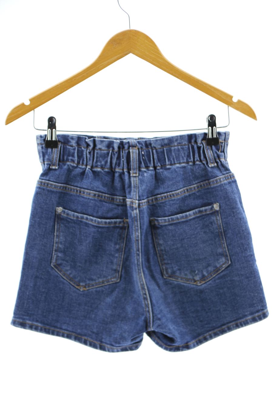 Shorts La Halle de la taille XS, de couleur bleu de denim