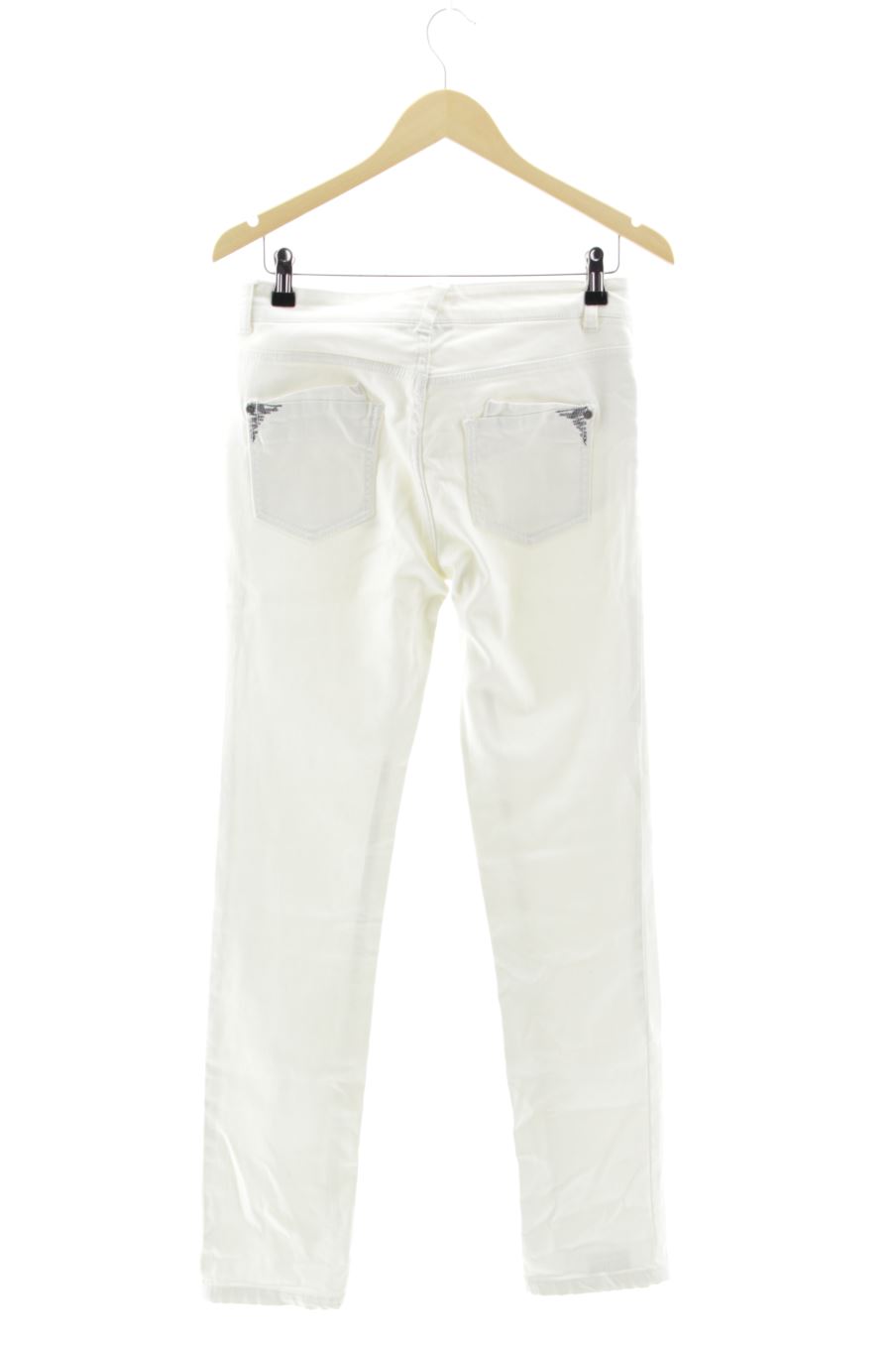 Jeans Tintoretto de la taille 38, de couleur blanc de denim