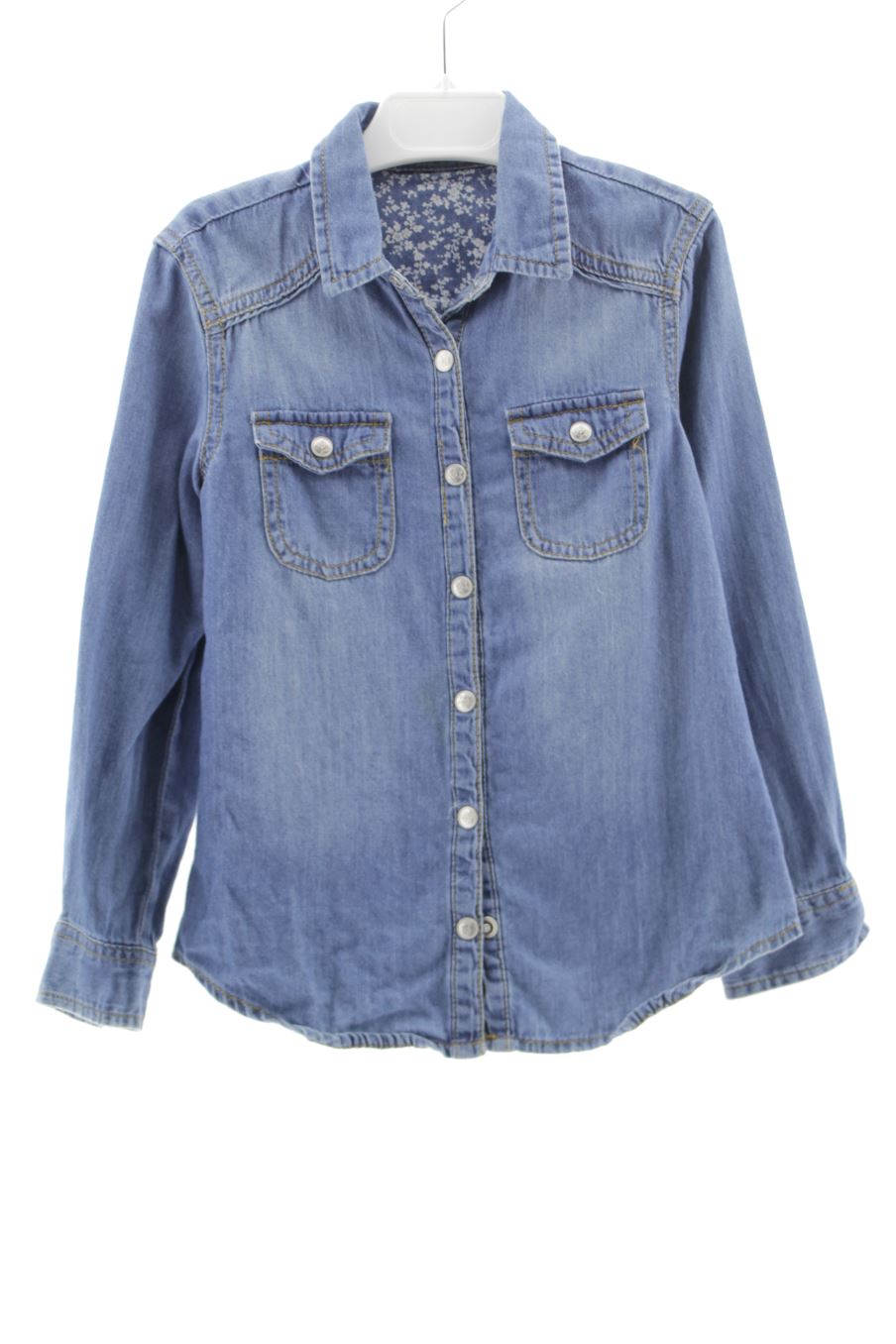 Camisa de manga larga de Sfera de la talla 4 años de denim de segunda mano