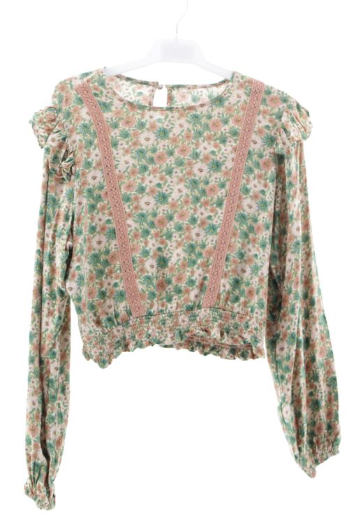 Blusa a maniche lunghe