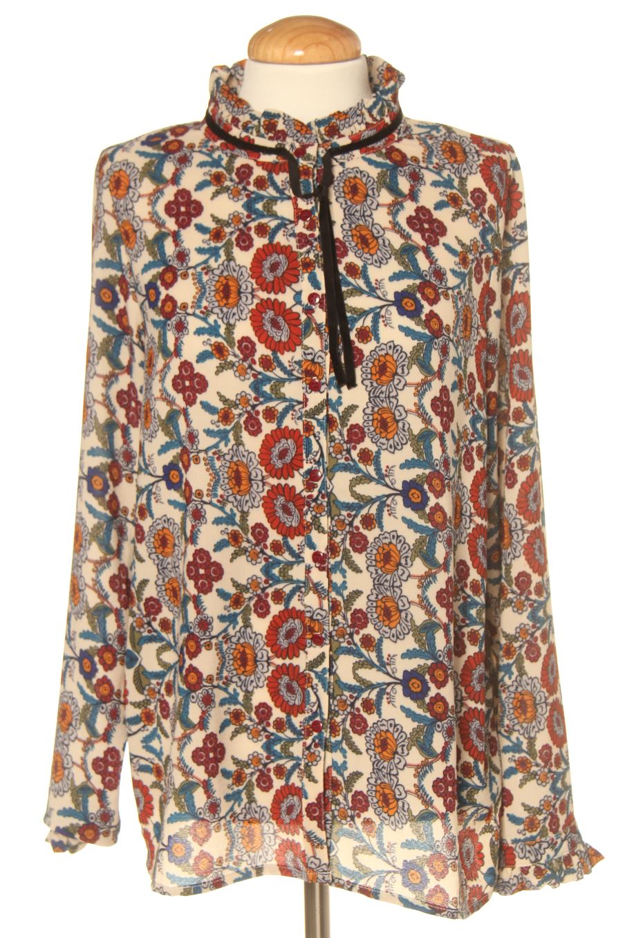 Langärmelige Bluse von Brave Soul Größe S, Farbe Aufdruck, für