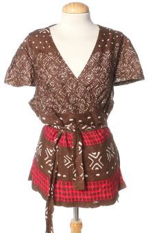 Blusa de manga corta XL sintesis