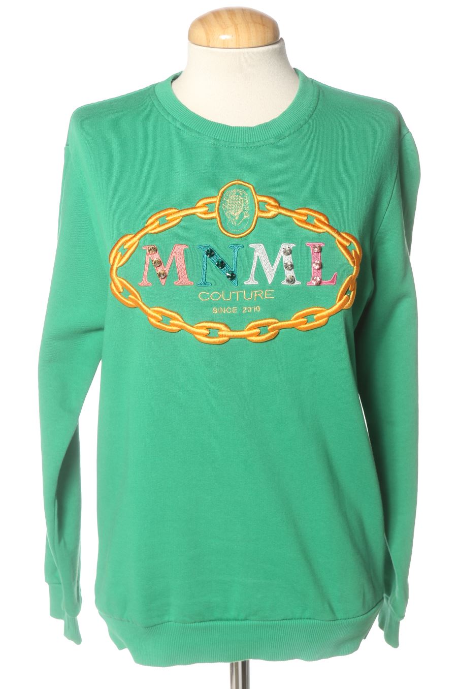 Sweatshirt von Mnml Couture Größe S, Farbe Grün, für