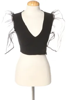 Blouse à manches courtes XS Bershka, photo 1 sur 2