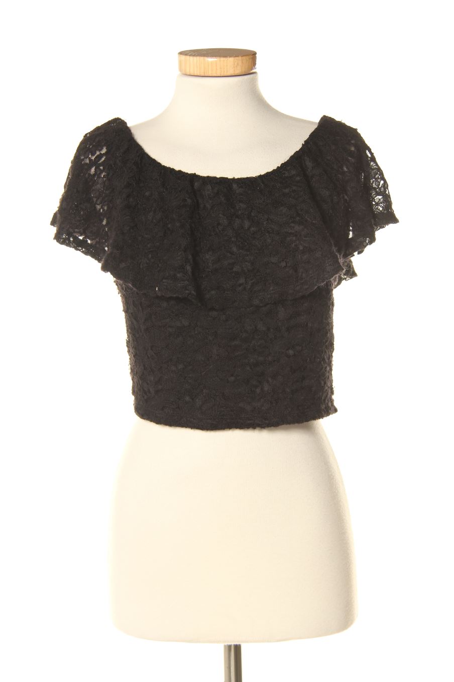 Blouse à manches courtes PERCENTIL de la taille S, de couleur noir