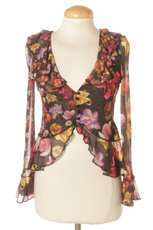 Blusa a maniche lunghe