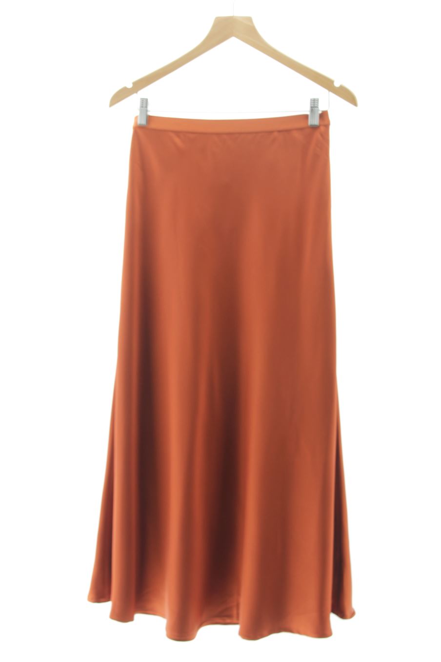 Falda de Monica de la talla L, de color coral