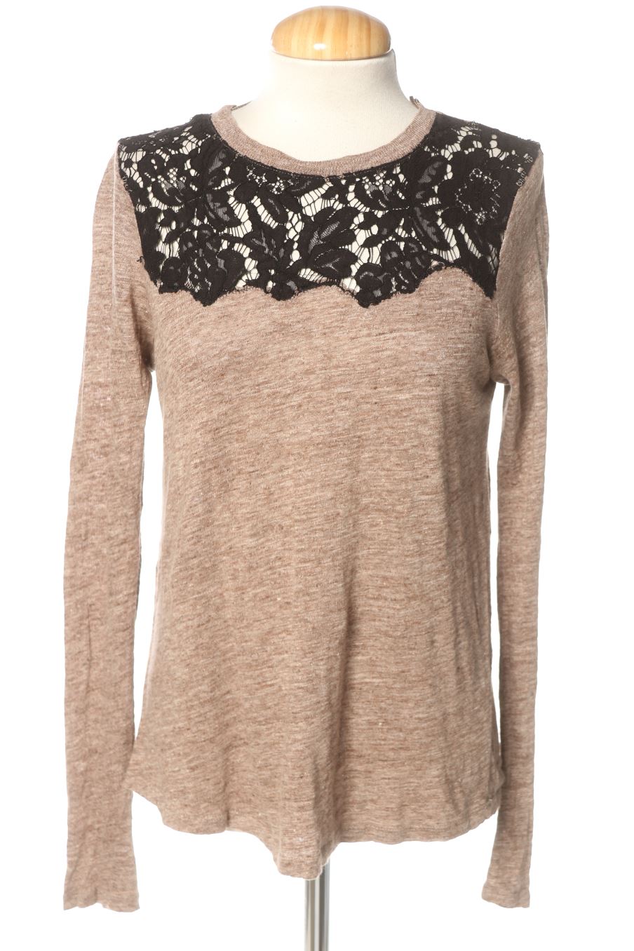 Pull Zara de la taille M, de couleur marron