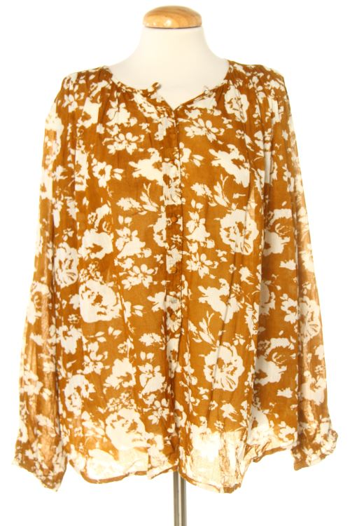 Blusa a maniche lunghe