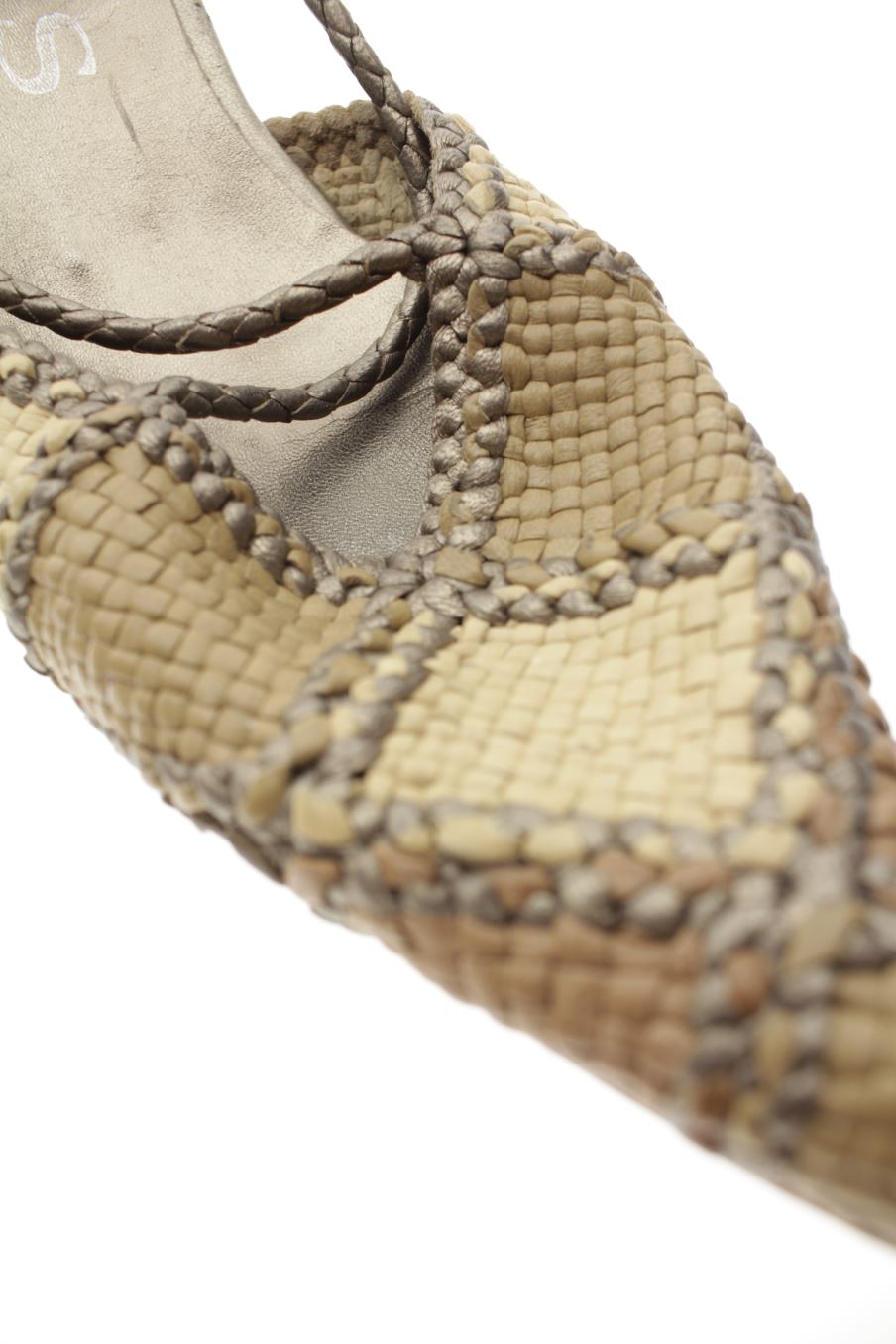 Sandalias tacon de Kess de la talla 38, de color animal print de