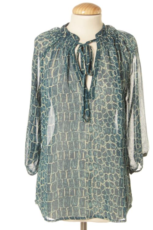 Blusa a maniche lunghe