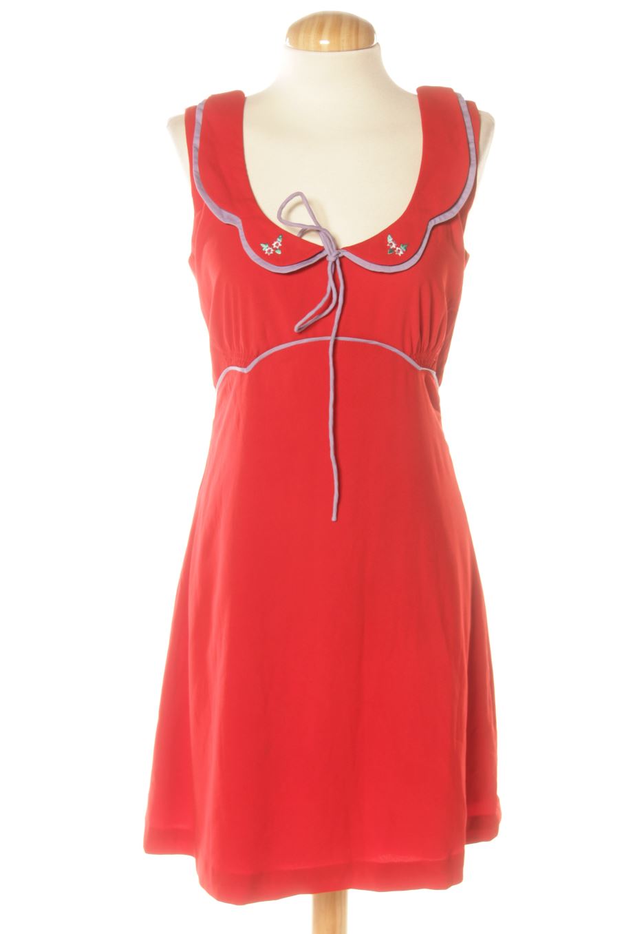 Robe casual DIKSI de la taille M, de couleur rouge