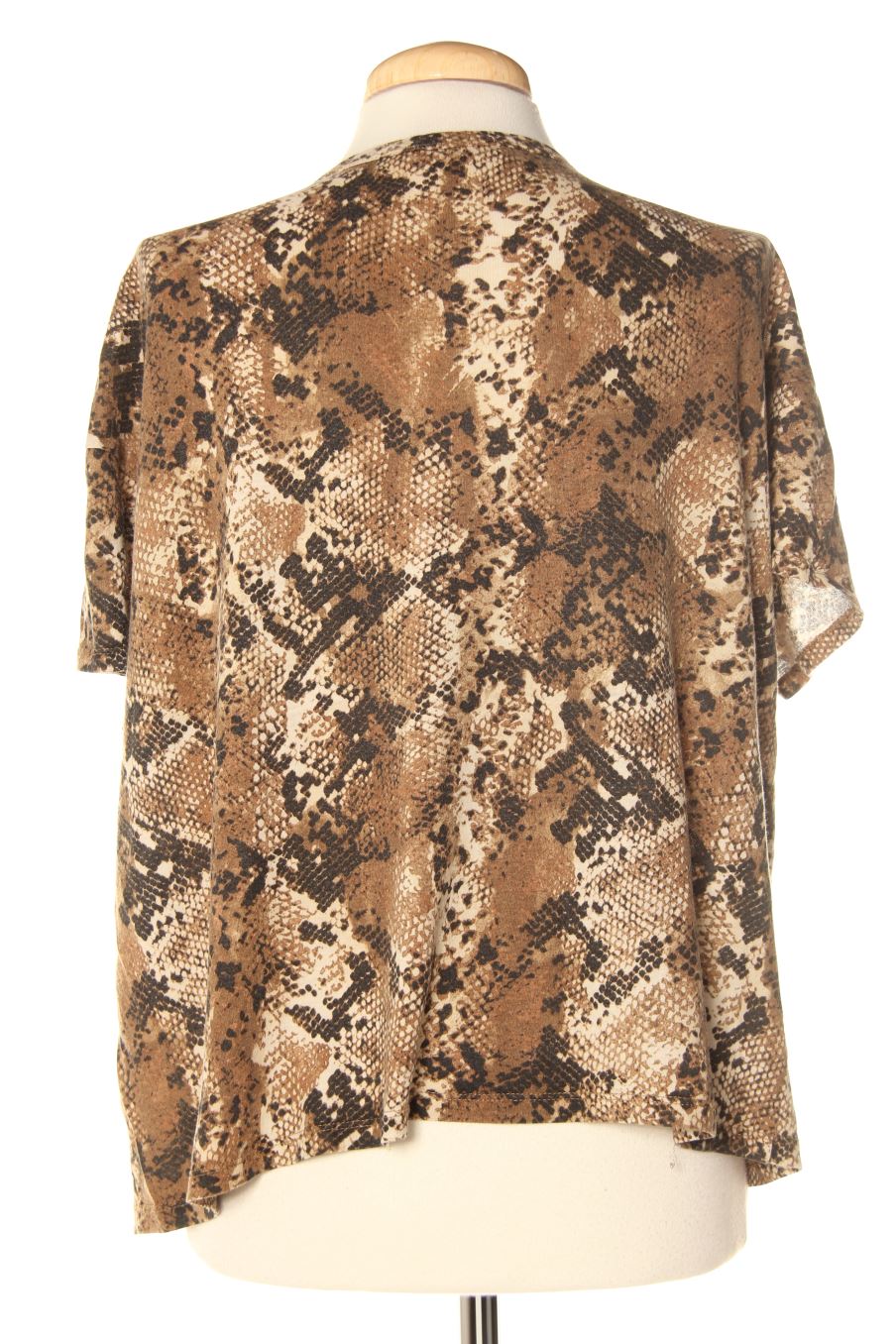 T-shirt Zara de la taille L, de couleur animal print