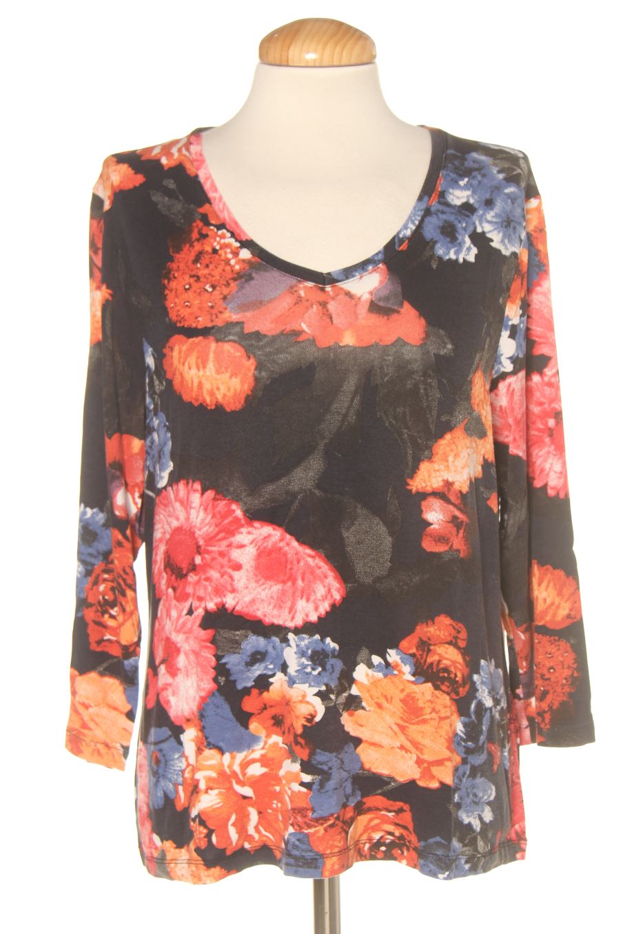 T-shirt à manches longues Punt roma de la taille M, de couleur fleurs