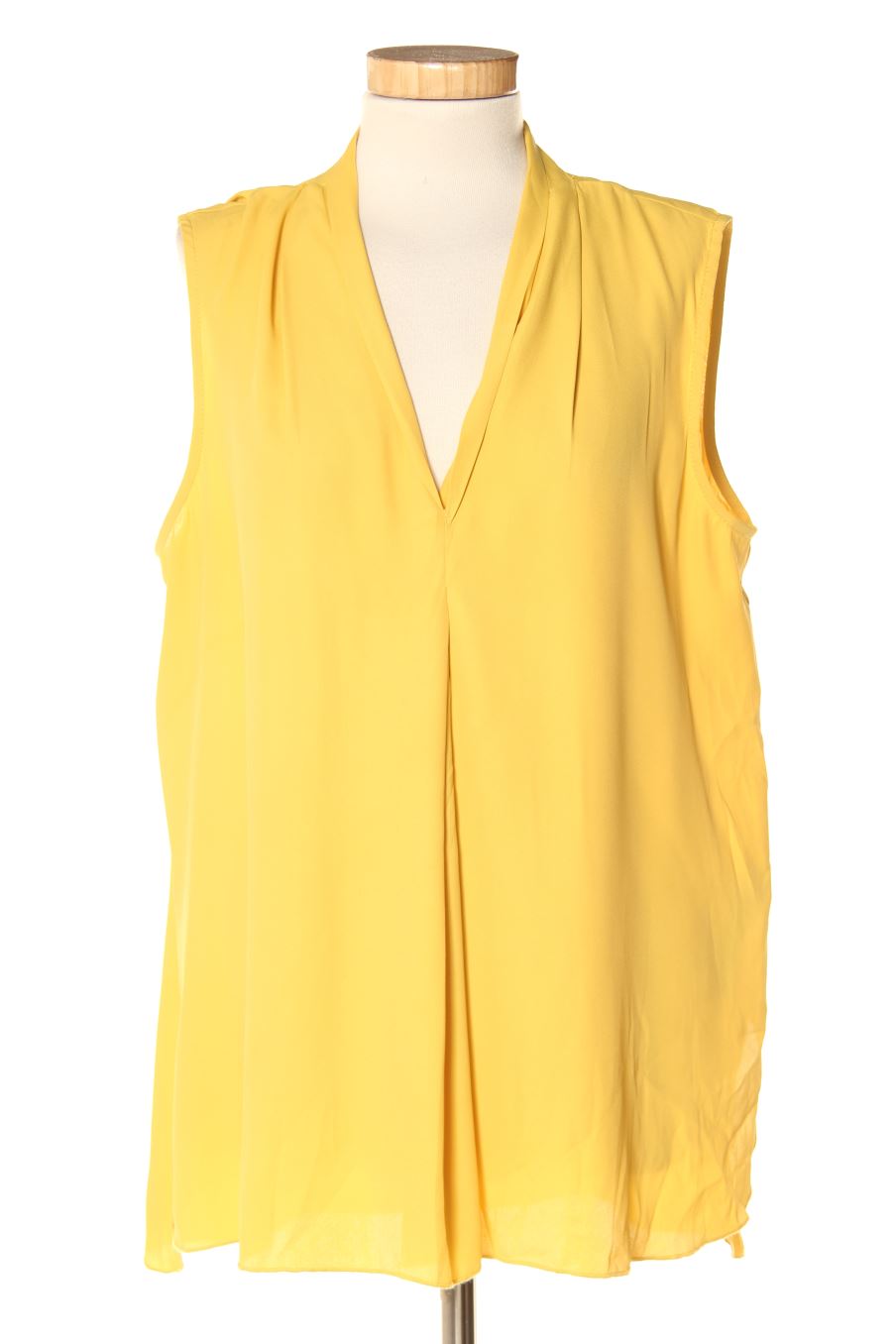 Top de Cortefiel de la talla L, de color amarillo