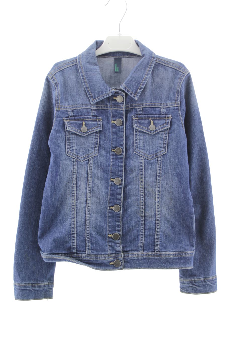 Cazadora de Benetton de la talla 8 años de denim