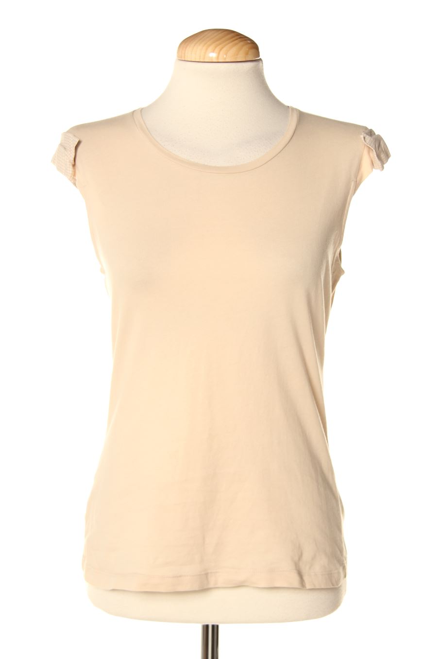 T-Shirt von Mango Größe XS, Farbe Beige, für