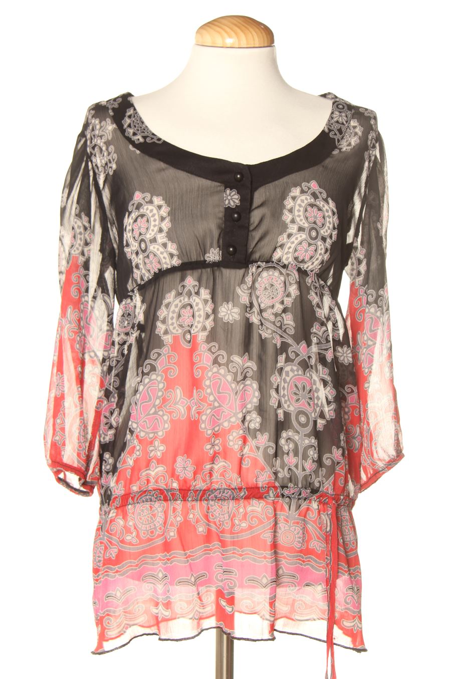 Blusa de manga larga de Stradivarius de la talla M, de color estampado