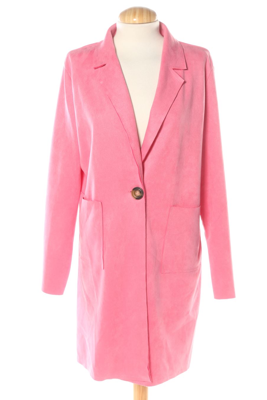 Manteau Made in italy de la taille M, de couleur rose