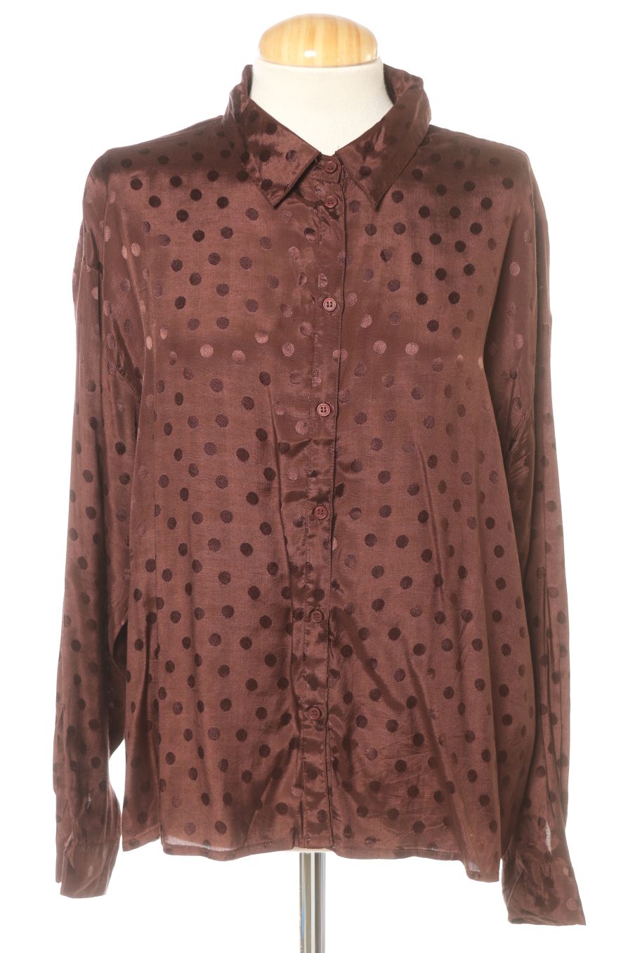 Chemise Only de la taille L, de couleur marron