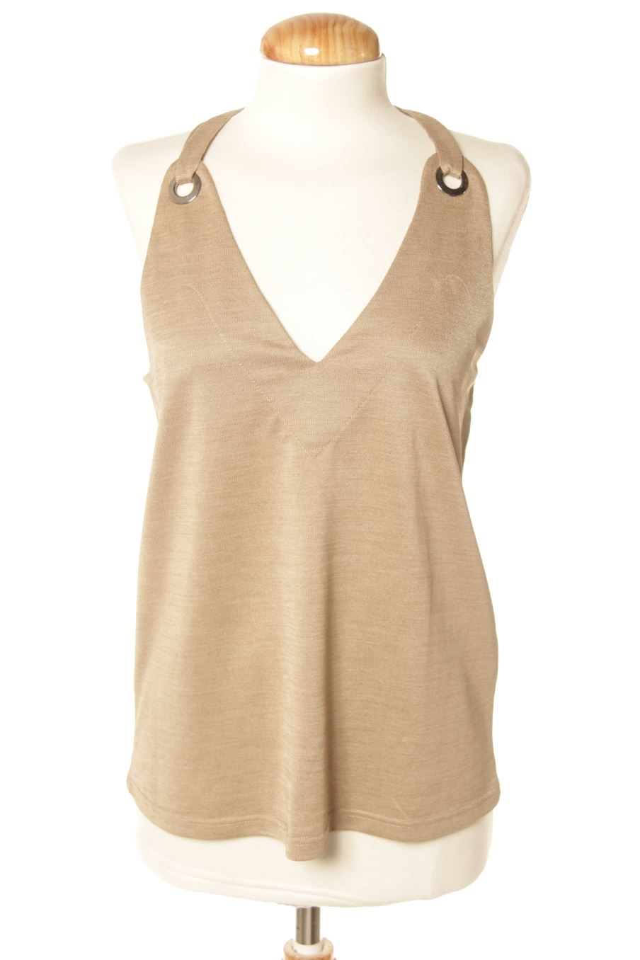 Top Zara de la taille S, de couleur marron