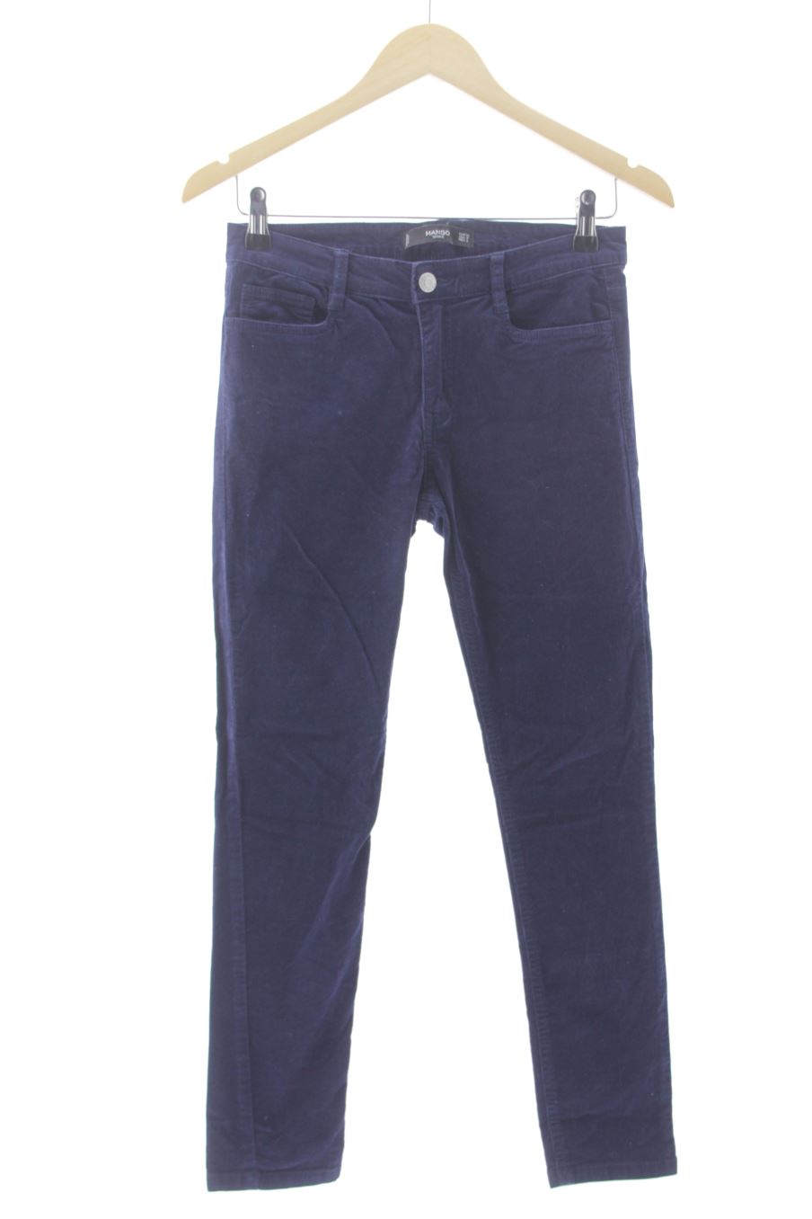 Pantalón de Mango de la talla 36, de color azul marino