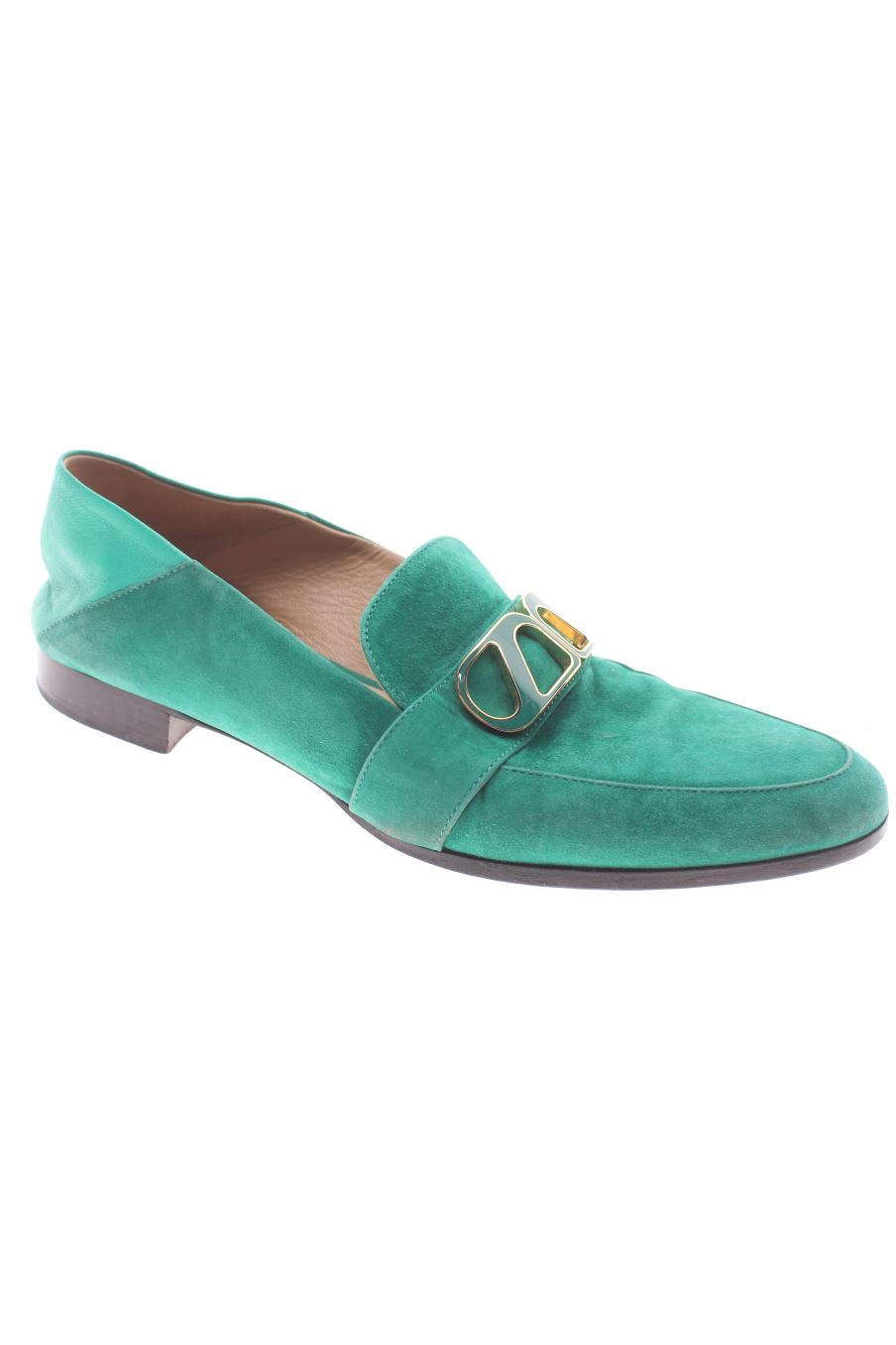 Zapatos planos de Skorpios de la talla 38, de color verde de