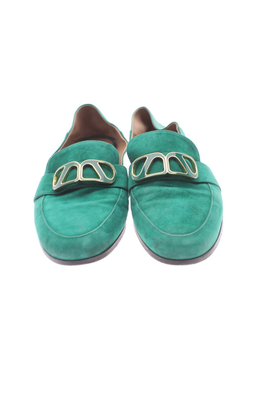 Zapatos planos de Skorpios de la talla 38, de color verde de