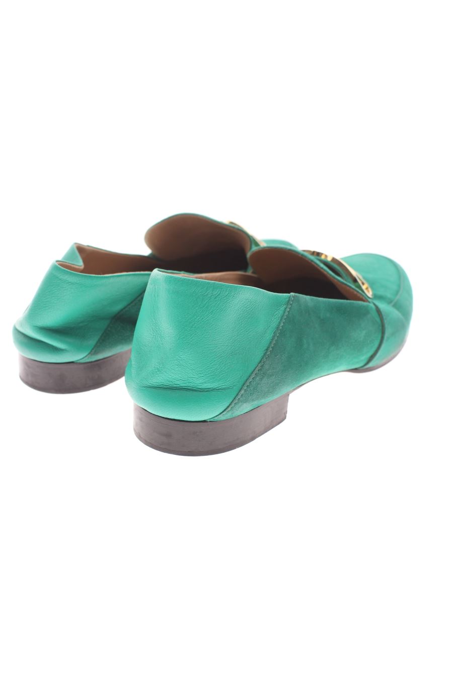 Zapatos planos de Skorpios de la talla 38, de color verde de