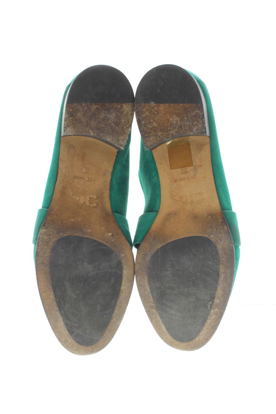 Zapatos planos de Skorpios de la talla 38, de color verde de