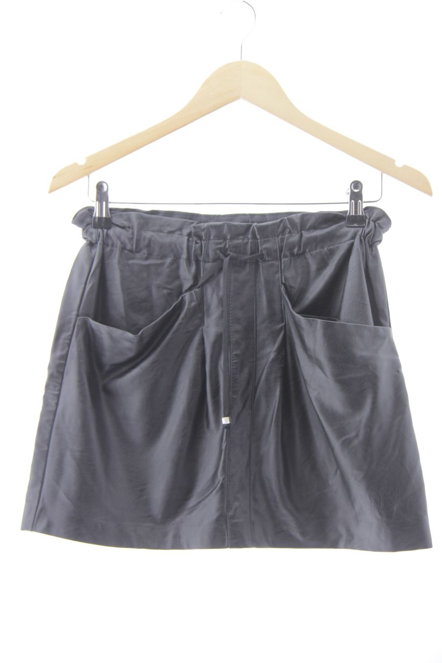 Falda de Pull & Bear de la talla S, de color negro de sintético