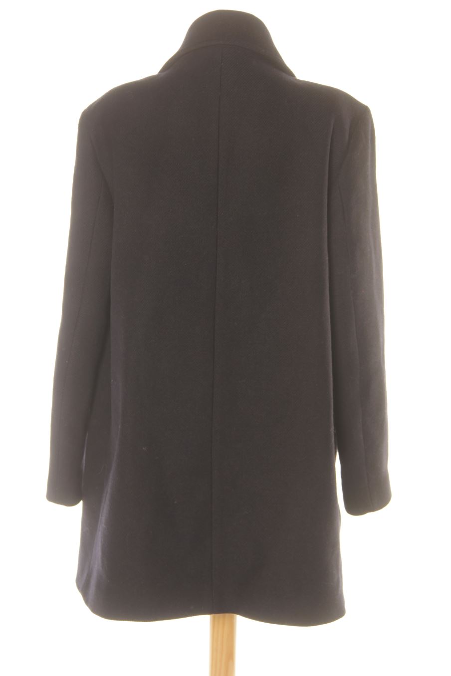 Abrigo de Zara de la talla M, de color azul marino