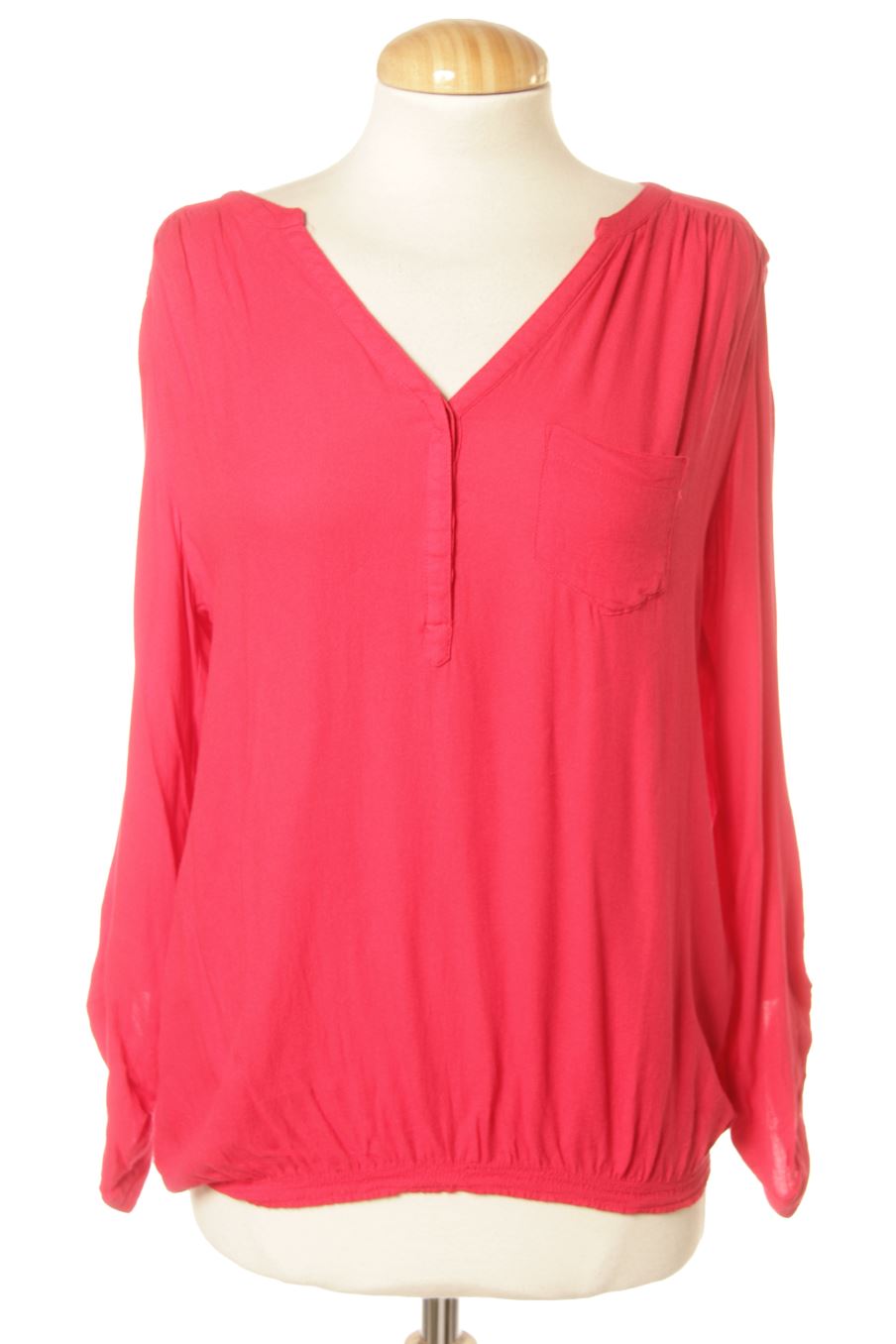Langärmelige Bluse von Camaieu Größe 38, Farbe Rosa, für