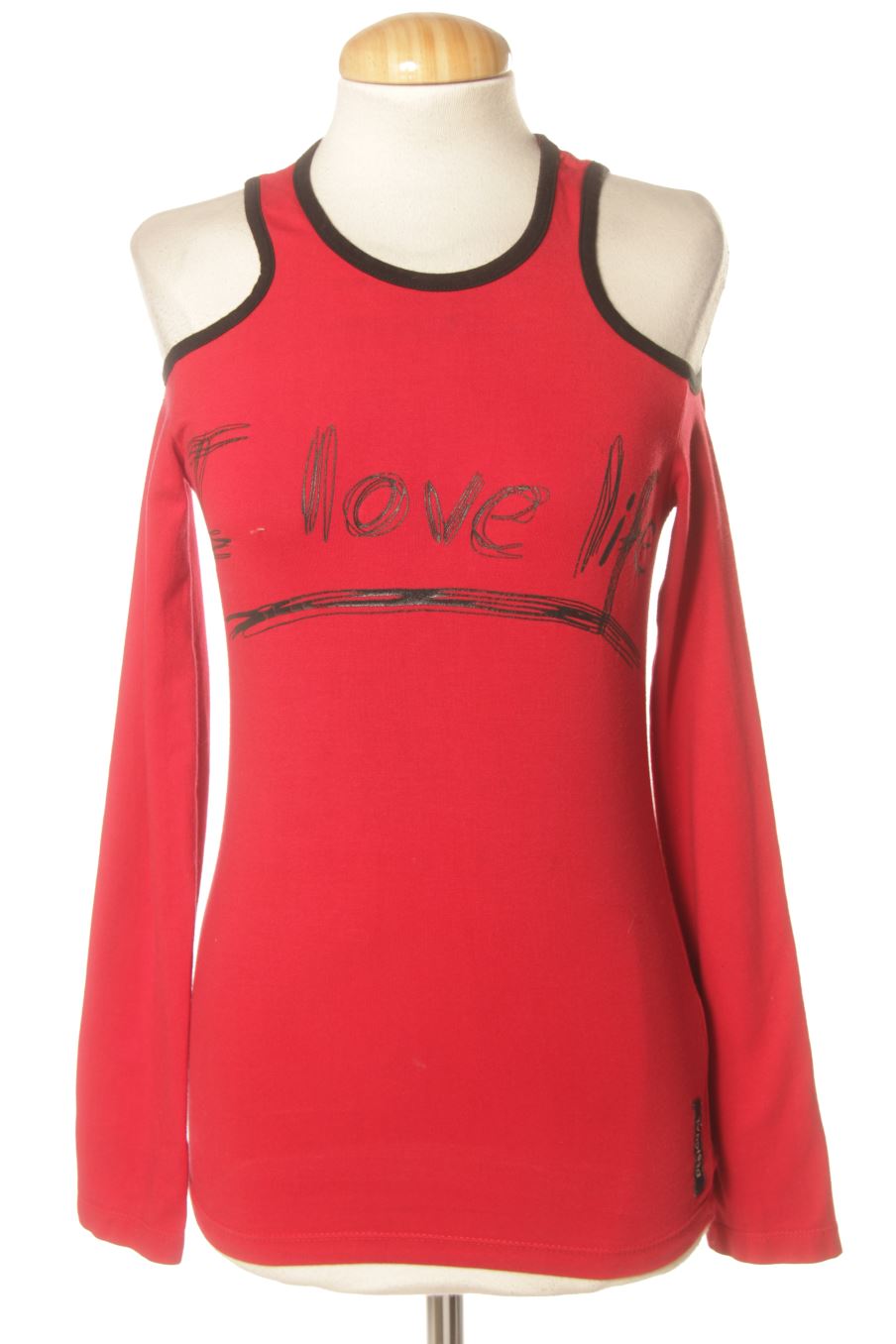 T-shirt à manches longues Desigual de la taille M, de couleur rouge